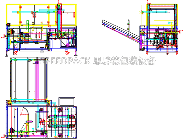 SPEEDPACK思辟德自动开箱机CAD图纸